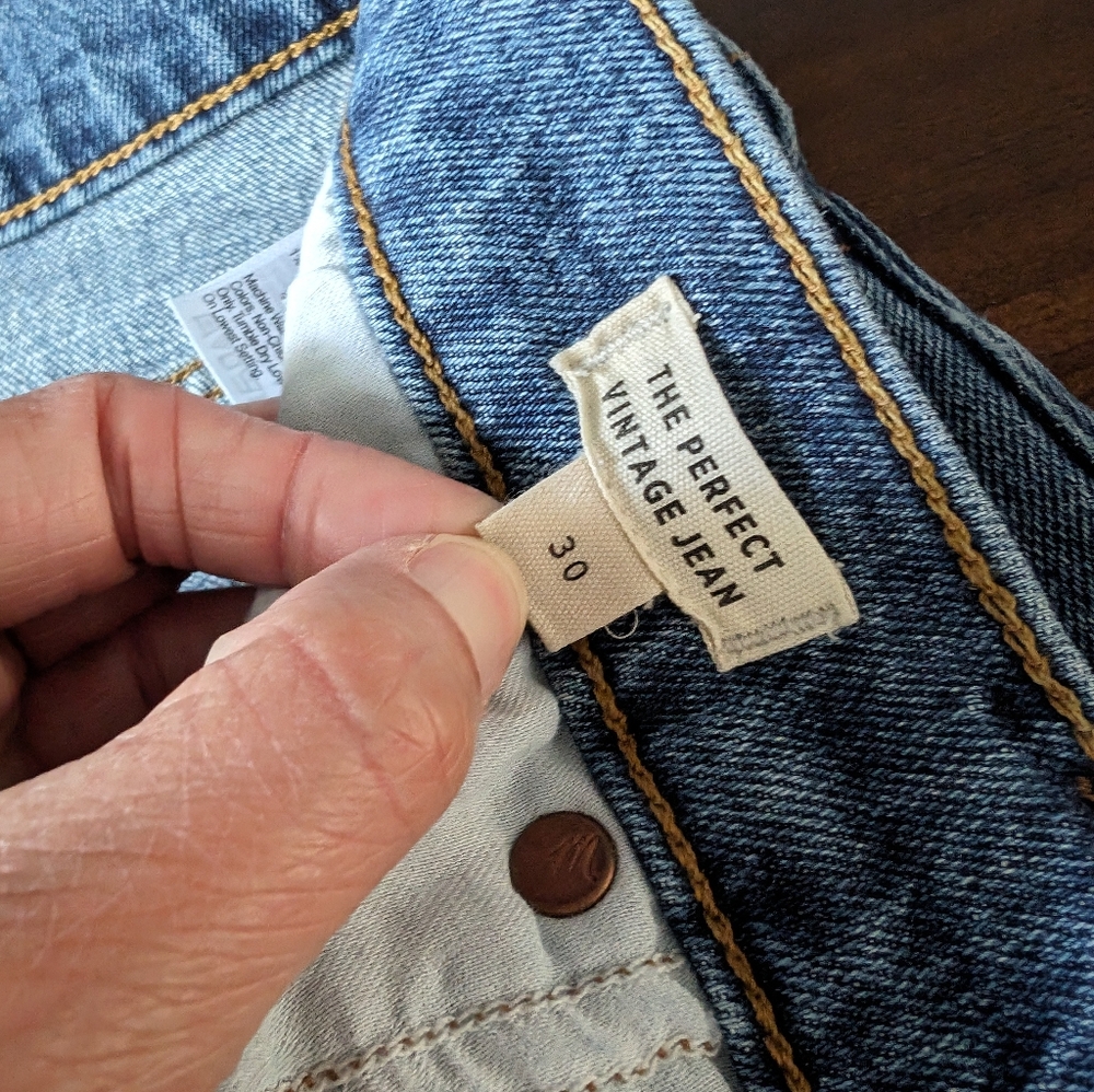 Madewell perfect vintage jean